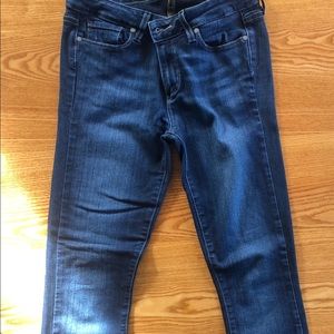 Medium dark skinny jeans
